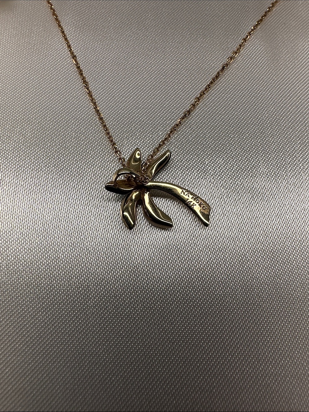 Na Hoku 14k with abalone 17” palm tree necklace - Picture 2 of 3